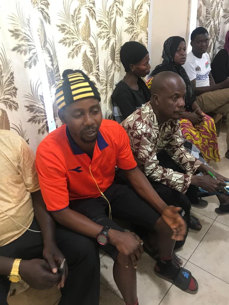 Bwiam Hospital staff audience